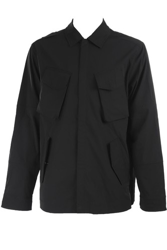 Strum black nylon jacket - black,